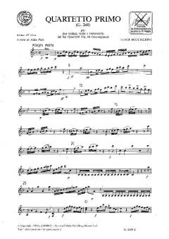 Quartetti Nos 1 e 2 op. 64 von Luigi Boccherini 