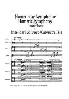 Homerische Sinfonie von Theodor Berger 