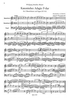 2 Adagios von Wolfgang Amadeus Mozart für Englisch Horn, 2 Bassetthörner und Fagott bzw. für 2 Bassetthörner und Fagott im Alle Noten Shop kaufen