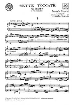 7 Toccate von Bernardo Pasquini 