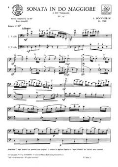 Sonata In Do Magg von Luigi Boccherini 