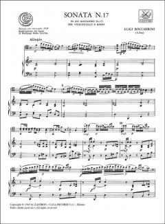 Sonata N. 17 In Do von Luigi Boccherini 