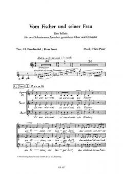 Vom Fischer und seiner Frau op. 50 von Hans Poser 