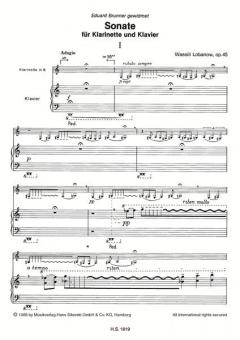 Sonate op. 45 von Vassily Lobanov 