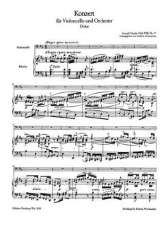 Violoncellokonzert D-dur Hob VIIb:4 von Friedrich Grützmacher im Alle Noten Shop kaufen