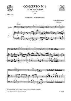 Concerto N. 2 In Re von Luigi Boccherini 