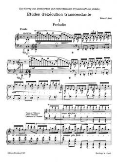 12 études d'exécution transcendante von Frederick Loewe 