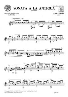 Sonata A La Antigua 