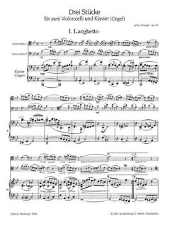 3 Stücke op. 62 von Julius Klengel 