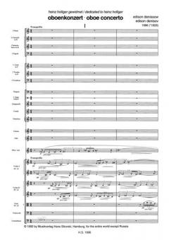 Konzert von Edison Wassiljewitsch Denisow für Oboe und Orchester im Alle Noten Shop kaufen