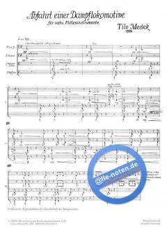Abfahrt einer Dampflokomotive 1976 von Tilo Medek 