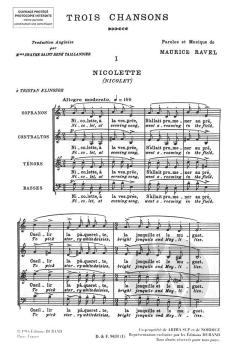 3 Chansons (Maurice Ravel) 
