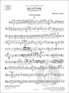 Quatuor pour cordes F-Dur von Maurice Ravel 