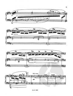 Gaspard De La Nuit Piano von Maurice Ravel 