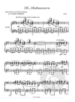 Rapsodie Espagnole Piano von Maurice Ravel 