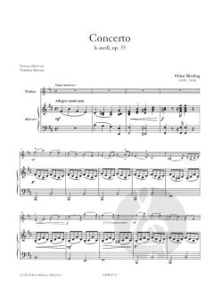 Concerto h-Moll Op. 35 von Oskar Rieding 