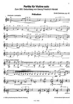 Partita / Fantasie von Elena Firsova für Violine solo im Alle Noten Shop kaufen