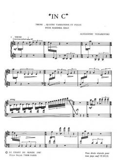 In C von Pjotr Iljitsch Tschaikowski 