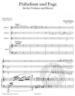Präludium und Fuge von Oskar Rieding 