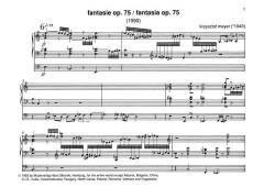 Fantasie op. 75 von Krzysztof Meyer 