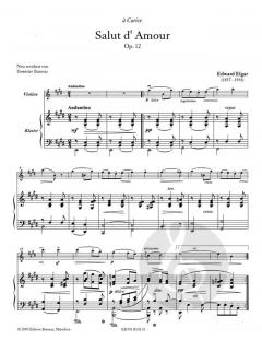 Salut D'amour Op. 12 von Edward Elgar 