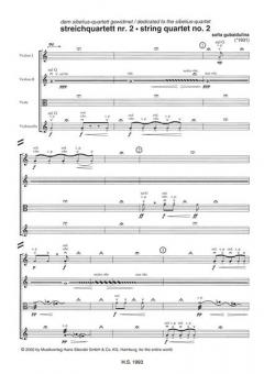 Streichquartett Nr. 2 von Sofia Gubaidulina im Alle Noten Shop kaufen