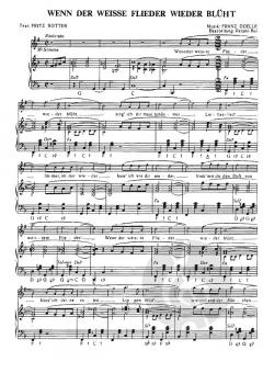 Wenn der weisse Flieder wieder blüht von Franz Doelle 