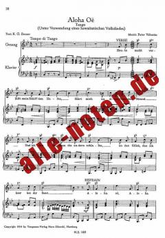 Das Seemannslieder-Album für Klavier für Gesang und Klavier