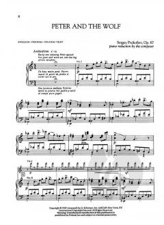 Peter and the Wolf op. 67 - Symphonic Tale for Children von Sergei Sergejewitsch Prokofjew 