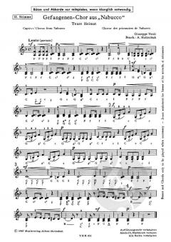 Gefangenen-Chor aus 'Nabucco' von Giuseppe Verdi 