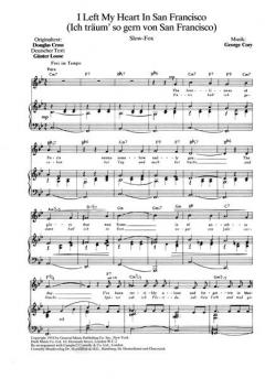 I Left My Heart in San Francisco von George Cory 