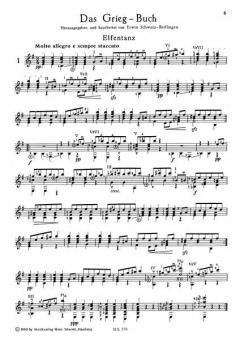Das Grieg-Buch für Gitarre von Edvard Grieg 