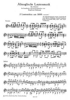 Alte europäische Lautenmusik für Gitarre Heft 1 