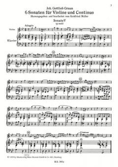 Sonata 5 g-Moll von Johann Gottlieb Graun 