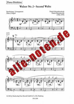 Walzer Nr. 2 von Dmitri Schostakowitsch 
