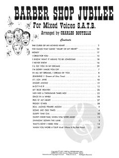 Barbershop Jubilee SATB 