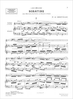 Sonatine Pour Hautbois ou Flute ou Violon et Pian 