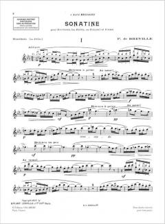 Sonatine Pour Hautbois ou Flute ou Violon et Pian 