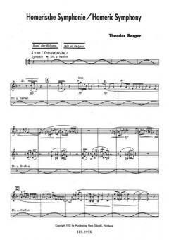 Homerische Sinfonie von Theodor Berger 