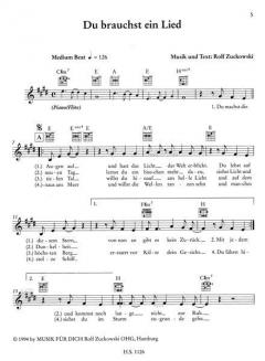 Du brauchst ein Lied von Rolf Zuckowski 
