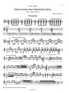 Suite espagnola Nr. 4 von Siegfried Behrend 