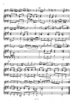 Sonata A-Dur op. 11/2 von Louis Gabriel Guillemain für Violine und B.c. im Alle Noten Shop kaufen