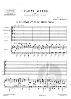 Stabat Mater von Francis Poulenc 