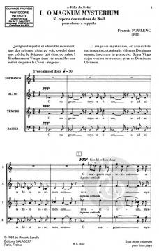 O Magnum Mysterium (Francis Poulenc) 