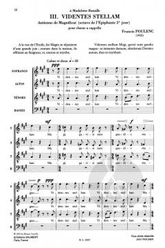 Quatre motets pour le temps de noel (Francis Poulenc) 