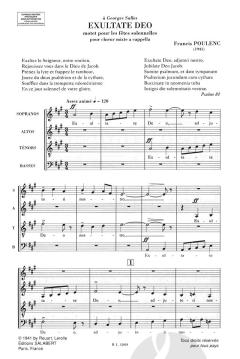 Exultate Deo (Francis Poulenc) 