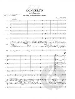 Concerto en Sol Mineur pour Orgue, Orchestra A Cordes (Francis Poulenc) 