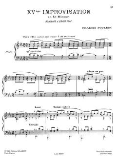 15 improvisations von Francis Poulenc für Klavier im Alle Noten Shop kaufen