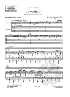 Concerto pour Violoncelle et Orchestre von Darius Milhaud im Alle Noten Shop kaufen
