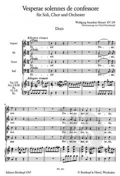 Vesperae solennes de confessore KV 339 (W.A. Mozart) 